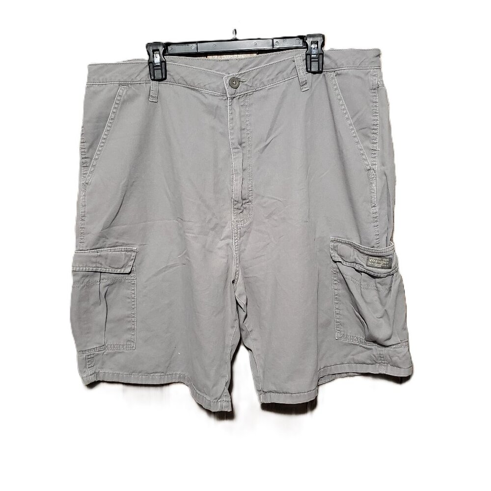 Wrangler Shorts Size 40 Men's Gray Cotton Cargo